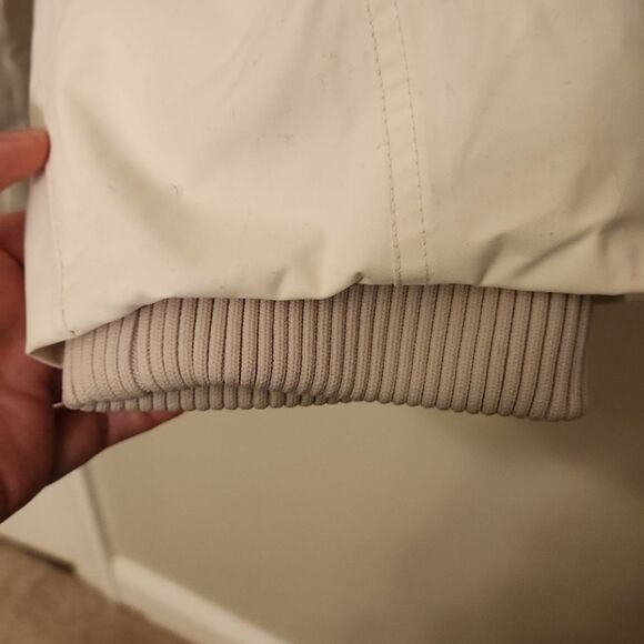 The North Face Men's White Puffer Coat Goose Down Interior Size 3XL - Picture 8 of 13